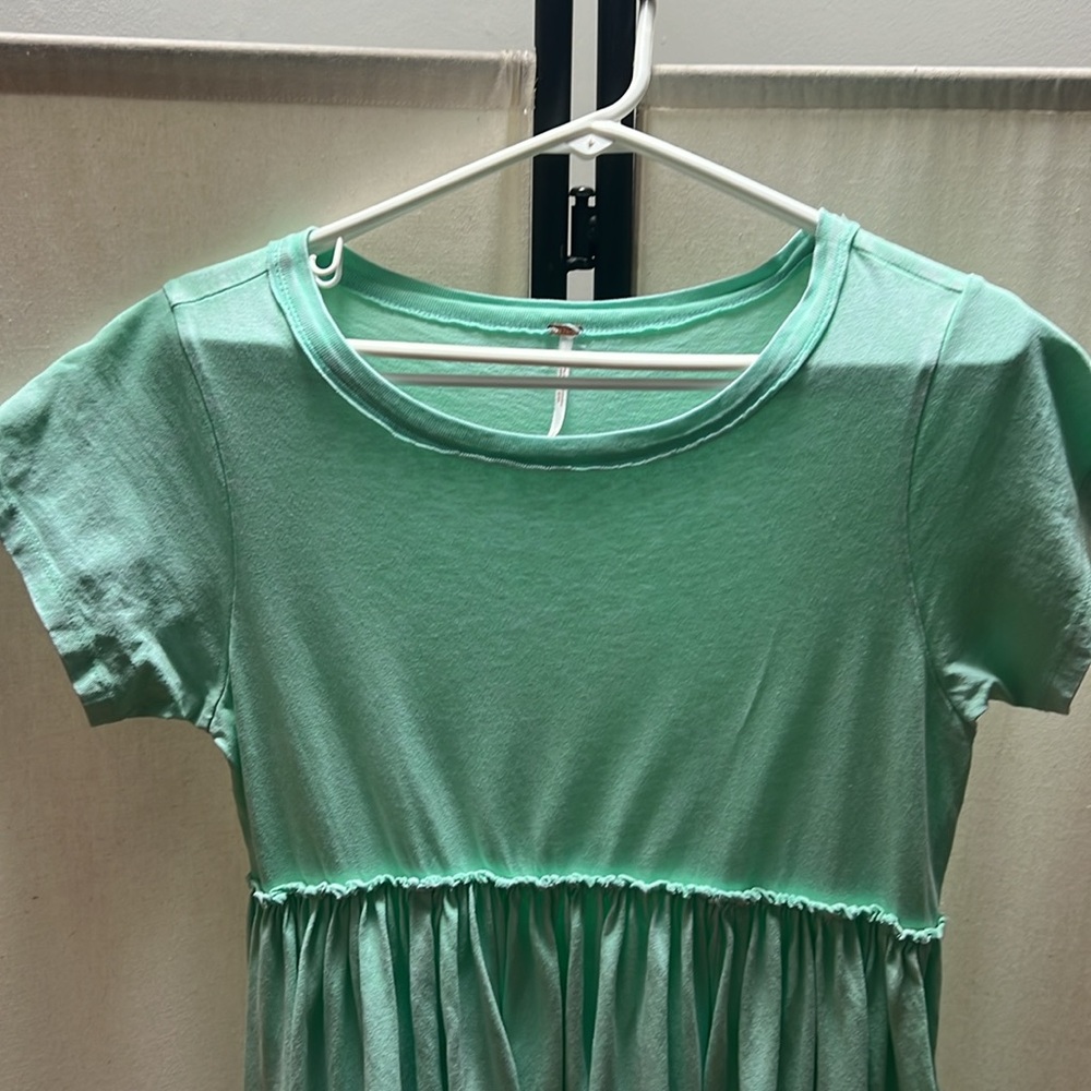 Free People Bright Green Dress with Pockets - worn once size small